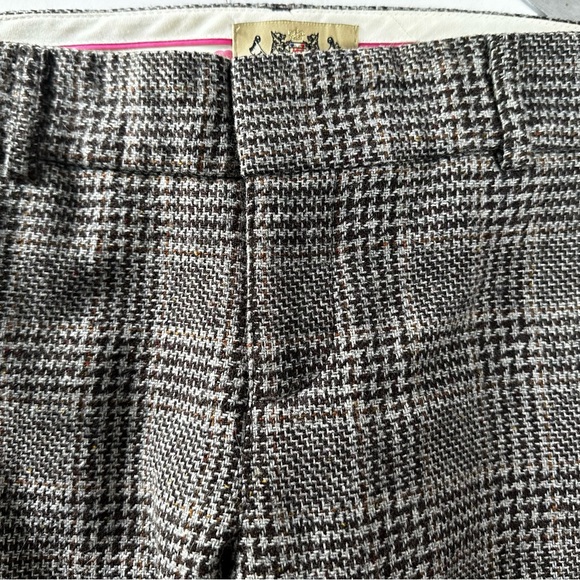 Vintage Juicy Couture Wool blend Tweed trousers flare leg SZ28 heart on back USA - Picture 11 of 13